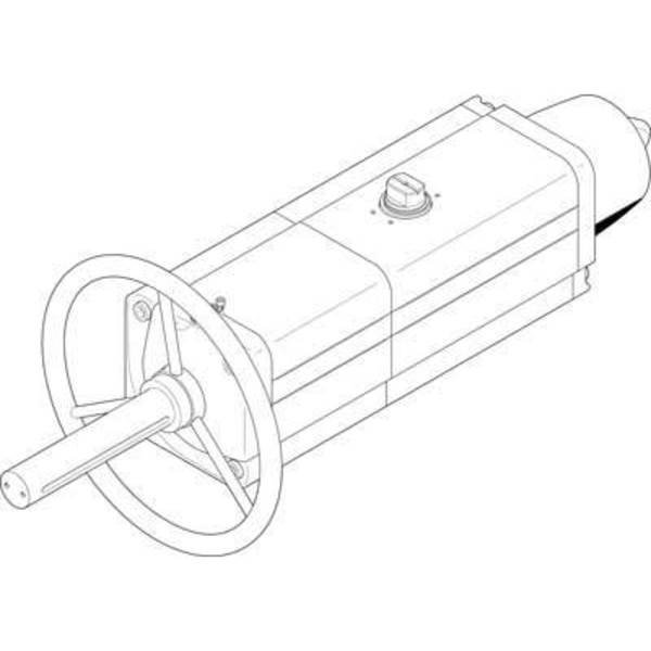 Semi-Rotary Drive DAPS-0960-090-RS2-F14-MW, Festo, Mfr#: DAPS-0960-090-RS2-F14-MW
